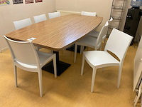 Flexfurm kantinetafel en -stoelen - afbeelding 2 van  5