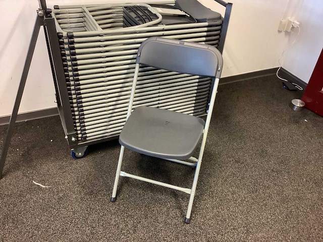 Flexfurn transport kar met 25 stoelen - afbeelding 5 van  6