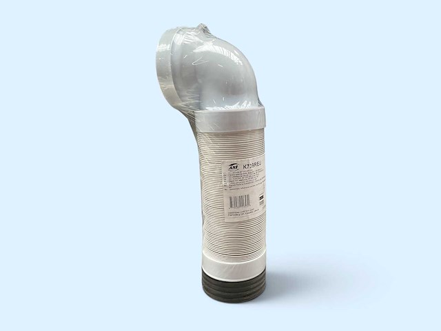 Flexibele aansluitbocht toilet 90* 350-950mm - afbeelding 1 van  2