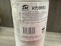 Flexibele aansluitbocht toilet 90* 350-950mm - afbeelding 2 van  2