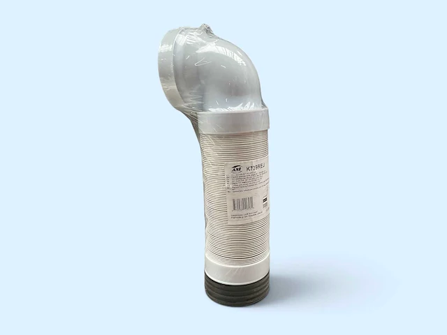 Flexibele aansluitbocht toilet 90* 350-950mm - afbeelding 1 van  2