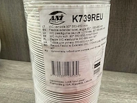 Flexibele aansluitbocht toilet 90* 350-950mm - afbeelding 2 van  2