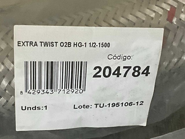 Flexibele aansluitslang 3/4" – 2" met rvs omvlechting (2x) - afbeelding 4 van  6