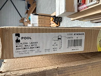 Flexinox smal zwembadtrap opklapbaar 3 treden. (4x) - afbeelding 4 van  4