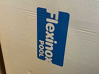 Flexinox wijd zwembad trap ( rvs ) (4x) - afbeelding 3 van  4