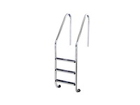 Flexinox wijd zwembad trap ( rvs ) (8x) - afbeelding 1 van  4