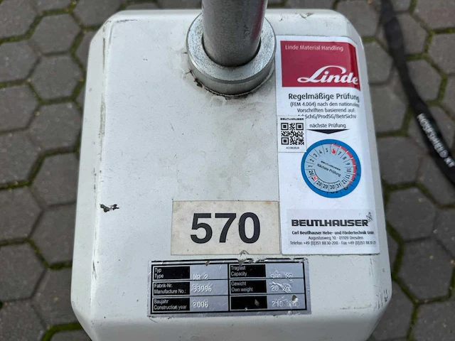 Flexlift - 2006 - mr2 - heftafel - afbeelding 5 van  6