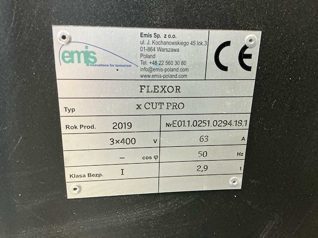 Flexor - x cut pro - print- en etiketteermachine - 2019 - afbeelding 11 van  19