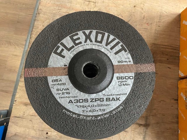 Flexovit a3os 2pg bak slijpschijf (40x) - afbeelding 1 van  1