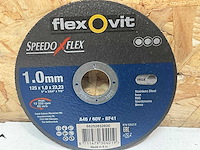Flexovit doorslijpschijf 125x1.0x22 (50x) - afbeelding 1 van  2