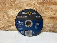 Flexovit doorslijpschijf 125x1,0x22 a46/60/41 (100x) - afbeelding 1 van  4