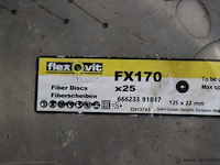 Flexovit fiberschijf 125x22 fx170 p40 - afbeelding 2 van  5