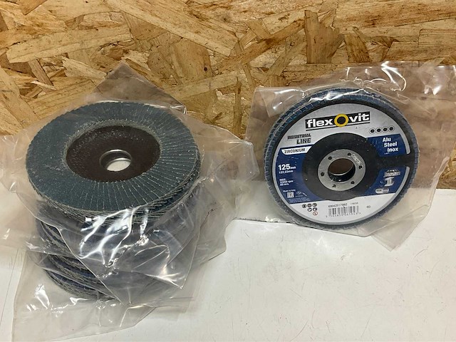Flexovit lamellenschijf 125mm (10x) - afbeelding 3 van  3