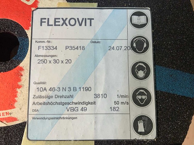 Flexovit slijpsteen (4x) - afbeelding 3 van  3