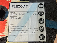Flexovit slijpsteen (4x) - afbeelding 3 van  3
