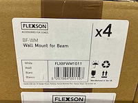Flexson beam wht x1 sonos beam tv-beugel bevestiging (400x) - afbeelding 2 van  10