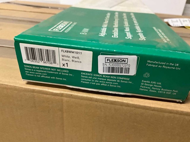 Flexson beam wht x1 sonos beam tv-beugel bevestiging (400x) - afbeelding 6 van  10