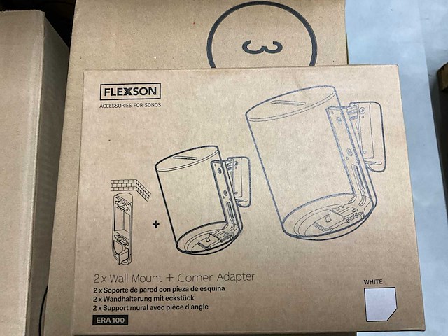 Flexson flxe100wm2011 sonos era 100 muurbeugel (400x) - afbeelding 3 van  5