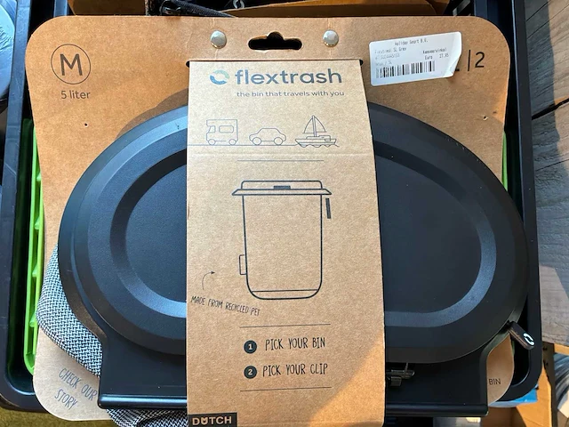 Flextrash 5l prullenbak (8x) - afbeelding 4 van  4