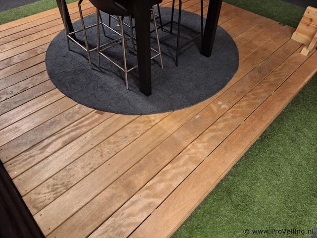 Flexwood (douglas) tuinhuis met overkapping - 510x327cm - afbeelding 14 van  14