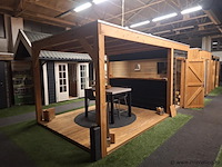 Flexwood (douglas) tuinhuis met overkapping - 510x327cm - afbeelding 3 van  14