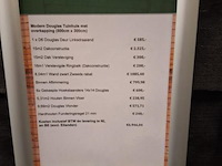 Flexwood (douglas) tuinhuis met overkapping - 510x327cm - afbeelding 9 van  14