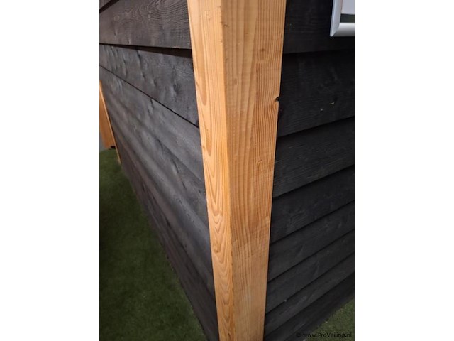 Flexwood (douglas) tuinhuis met overkapping - 510x327cm - afbeelding 4 van  29