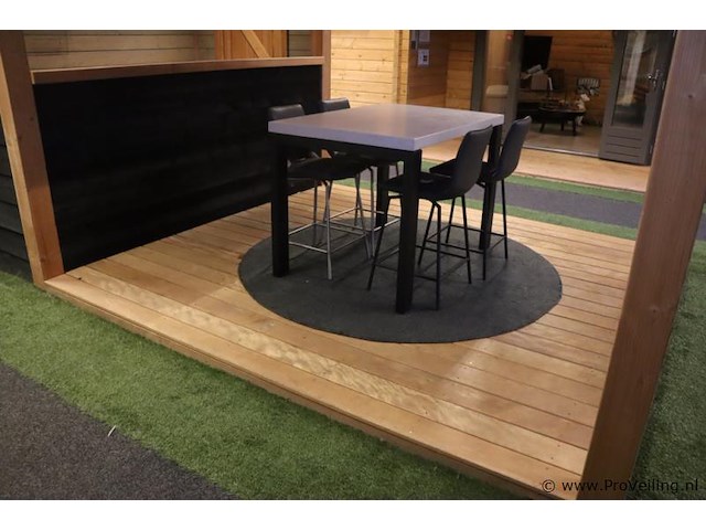 Flexwood (douglas) tuinhuis met overkapping - 510x327cm - afbeelding 13 van  29