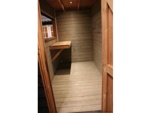 Flexwood (douglas) tuinhuis met overkapping - 510x327cm - afbeelding 15 van  29