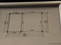 Flexwood (douglas) tuinhuis met overkapping - 510x327cm - afbeelding 20 van  29