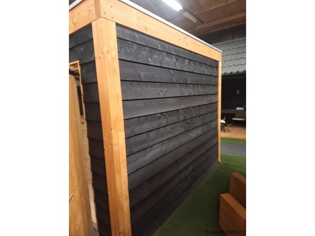 Flexwood (douglas) tuinhuis met overkapping - 510x327cm - afbeelding 27 van  29