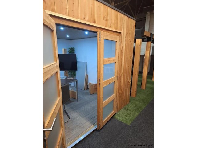 Flexwood (douglas) tuinkantoor - 320x300cm - afbeelding 11 van  16
