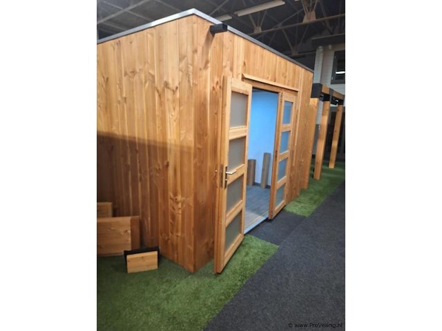 Flexwood (douglas) tuinkantoor - 320x300cm - afbeelding 1 van  16
