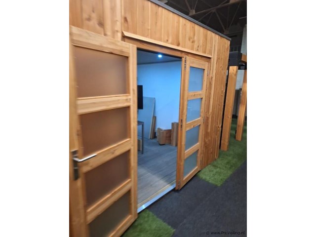 Flexwood (douglas) tuinkantoor - 320x300cm - afbeelding 2 van  16