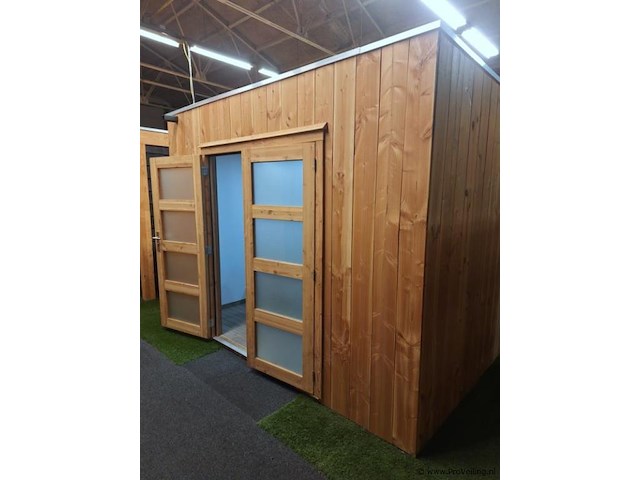 Flexwood (douglas) tuinkantoor - 320x300cm - afbeelding 3 van  16