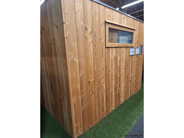 Flexwood (douglas) tuinkantoor - 320x300cm - afbeelding 5 van  16