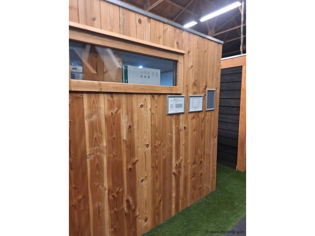 Flexwood (douglas) tuinkantoor - 320x300cm - afbeelding 6 van  16