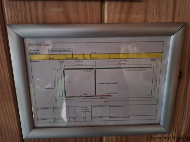 Flexwood type nijmegen overkapping met berging - 865x300cm - afbeelding 5 van  13