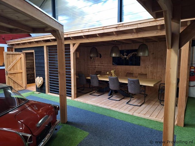 Flexwood type nijmegen overkapping met berging - 865x300cm - afbeelding 6 van  13