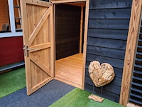 Flexwood type nijmegen overkapping met berging - 865x300cm - afbeelding 12 van  13