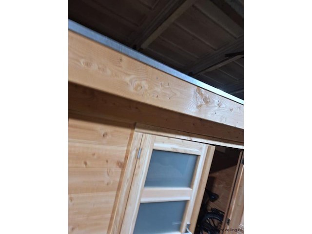 Flexwood (vuren) tuinhuis v.v. platdak - 300x200cm - afbeelding 14 van  14