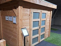 Flexwood (vuren) tuinhuis v.v. platdak - 300x200cm