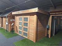 Flexwood (vuren) tuinhuis v.v. platdak - 300x200cm - afbeelding 3 van  14