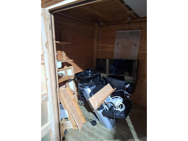 Flexwood (vuren) tuinhuis v.v. platdak - 300x200cm - afbeelding 8 van  14