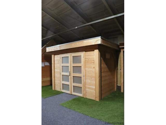 Flexwood (vuren) tuinhuis v.v. platdak - 300x200cm - afbeelding 1 van  15