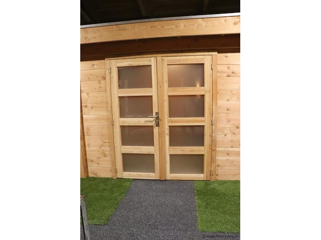 Flexwood (vuren) tuinhuis v.v. platdak - 300x200cm - afbeelding 8 van  15