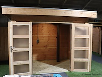 Flexwood (vuren) tuinhuis v.v. platdak - 300x200cm - afbeelding 10 van  15