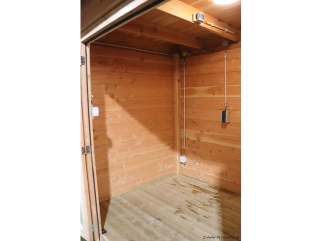 Flexwood (vuren) tuinhuis v.v. platdak - 300x200cm - afbeelding 13 van  15