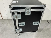 Flightcase - 19” taperack met 19" kistje - afbeelding 1 van  2