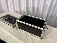 Flightcase - 19” taperack met 19" kistje - afbeelding 2 van  2